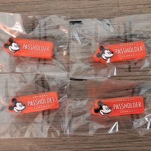 Set of 4 Disney Annual Passholder Magic Band Accessories